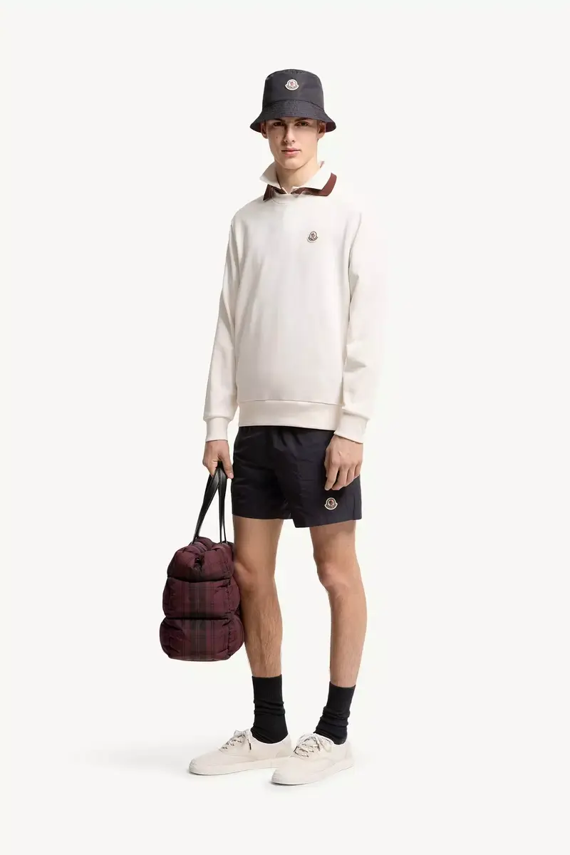 Moncler Logo Patch Cotton Sweatshirt | Thumbnail 2 Moncler Logo Patch Cotton Sweatshirt | Thumbnail 2