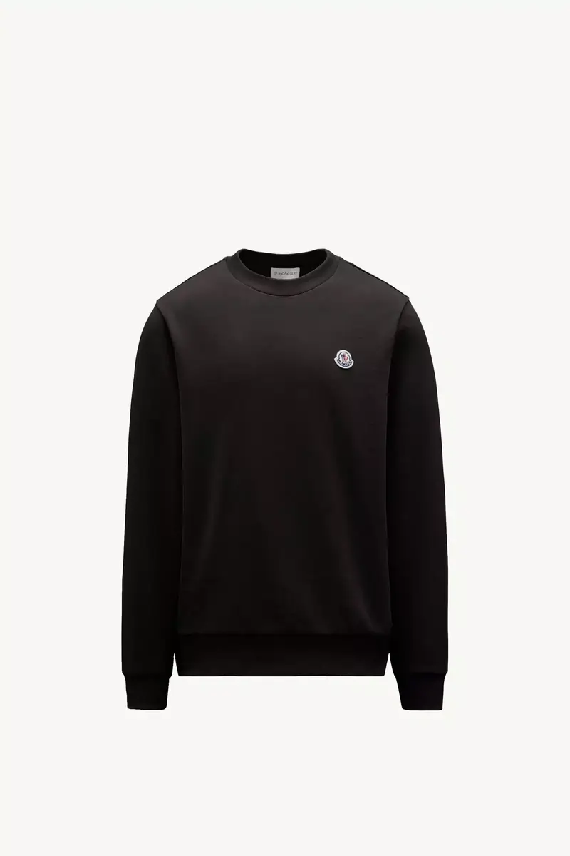 Moncler Logo Patch Cotton Sweatshirt | Thumbnail 2 Moncler Logo Patch Cotton Sweatshirt | Thumbnail 2