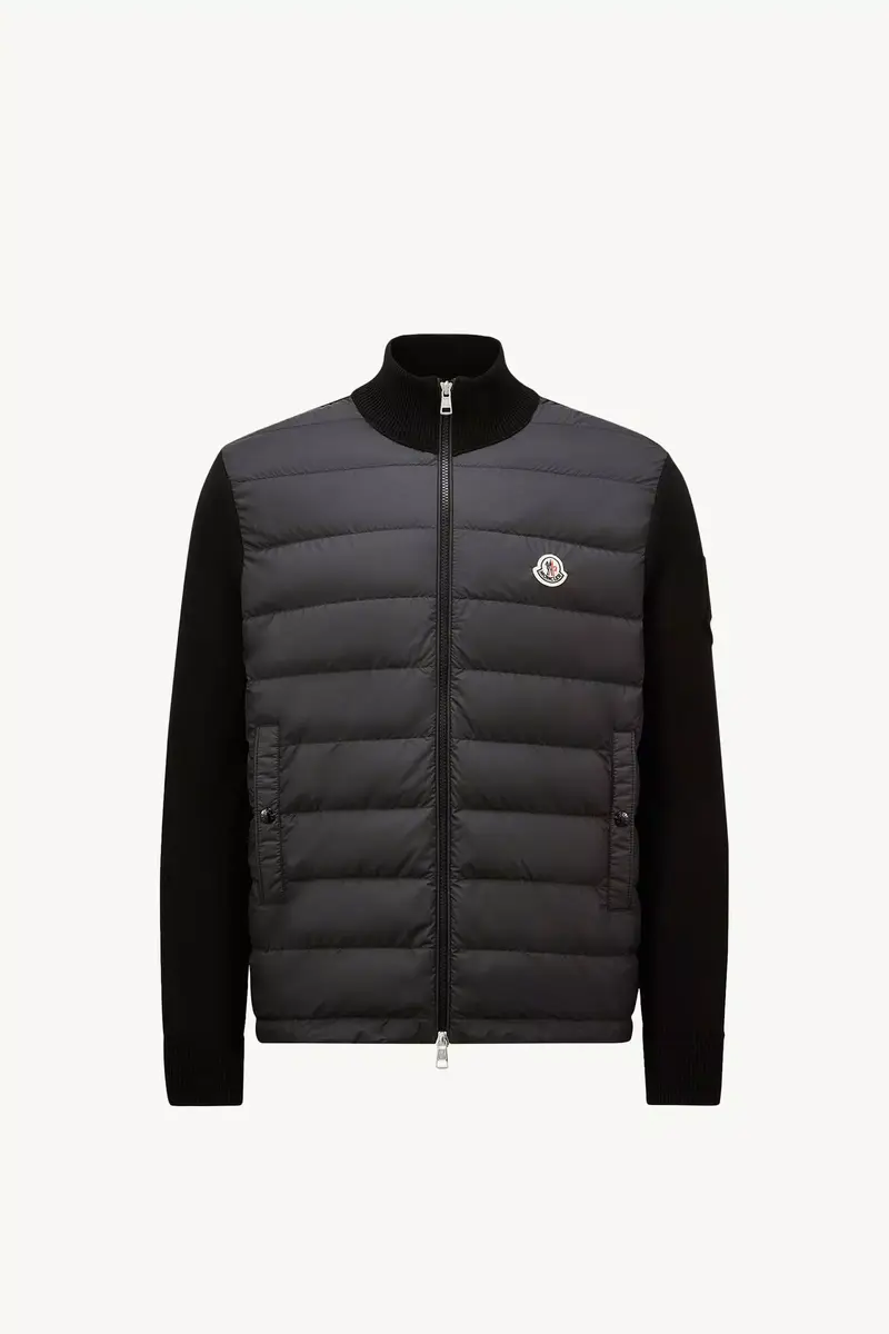 Moncler Padded Zip-up Cotton Cardigan | Thumbnail 2