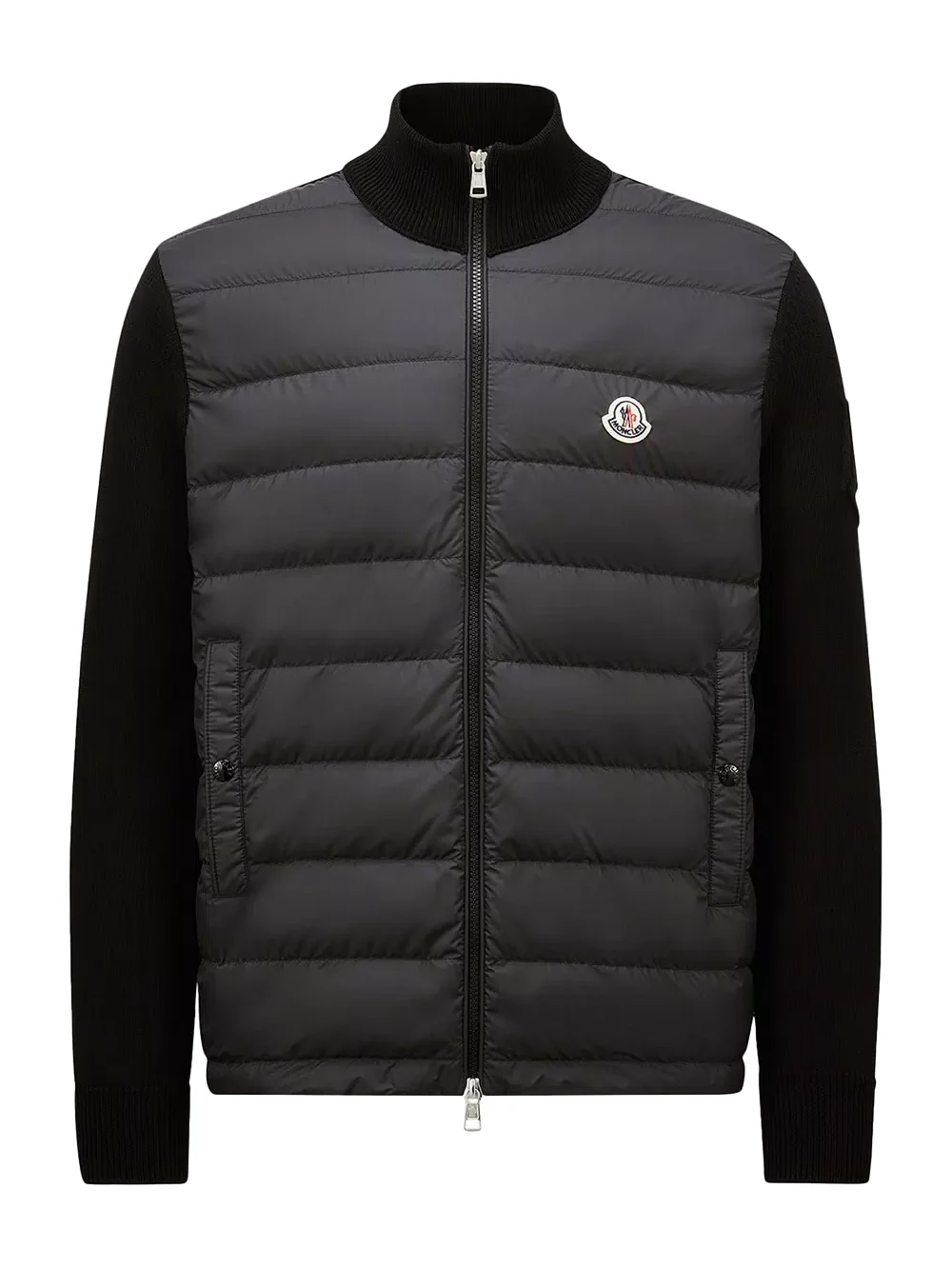 Moncler Padded Zip-up Cotton Cardigan