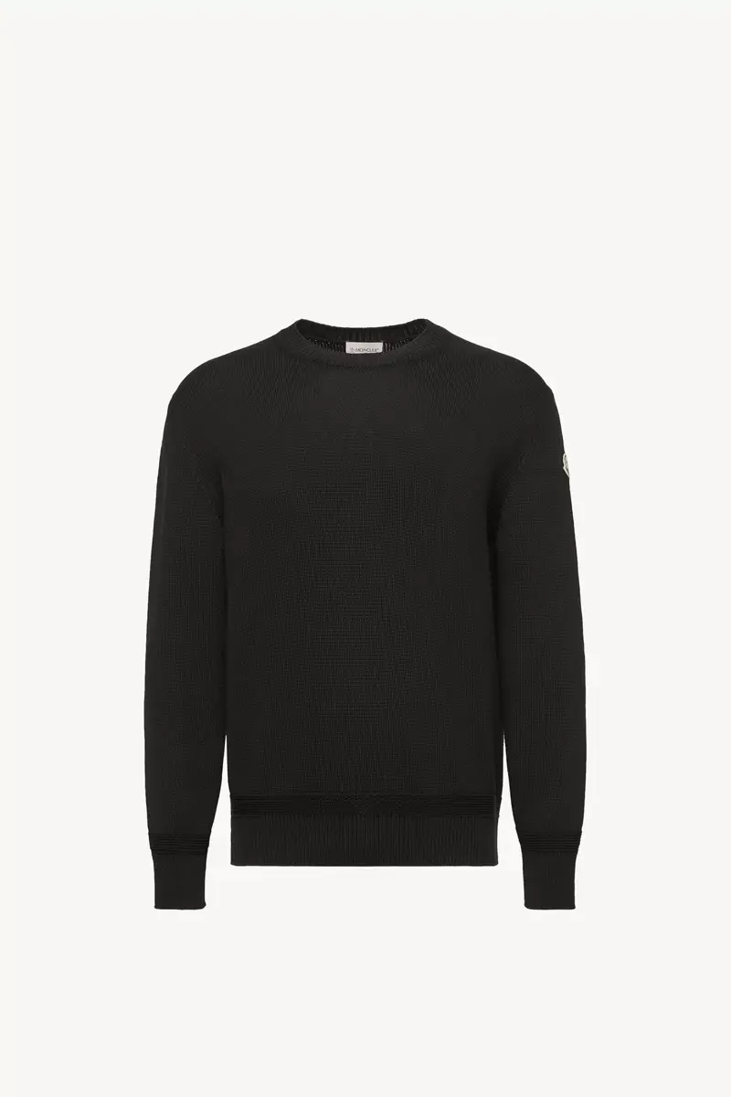 Moncler Logo Patch Cotton Sweater | Thumbnail 2