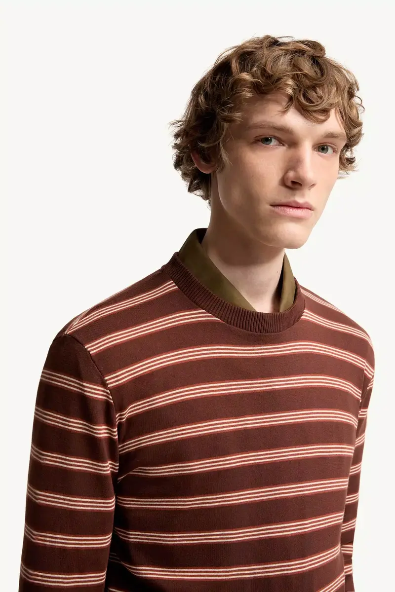 Moncler Striped Cotton Sweatshirt | Thumbnail 7