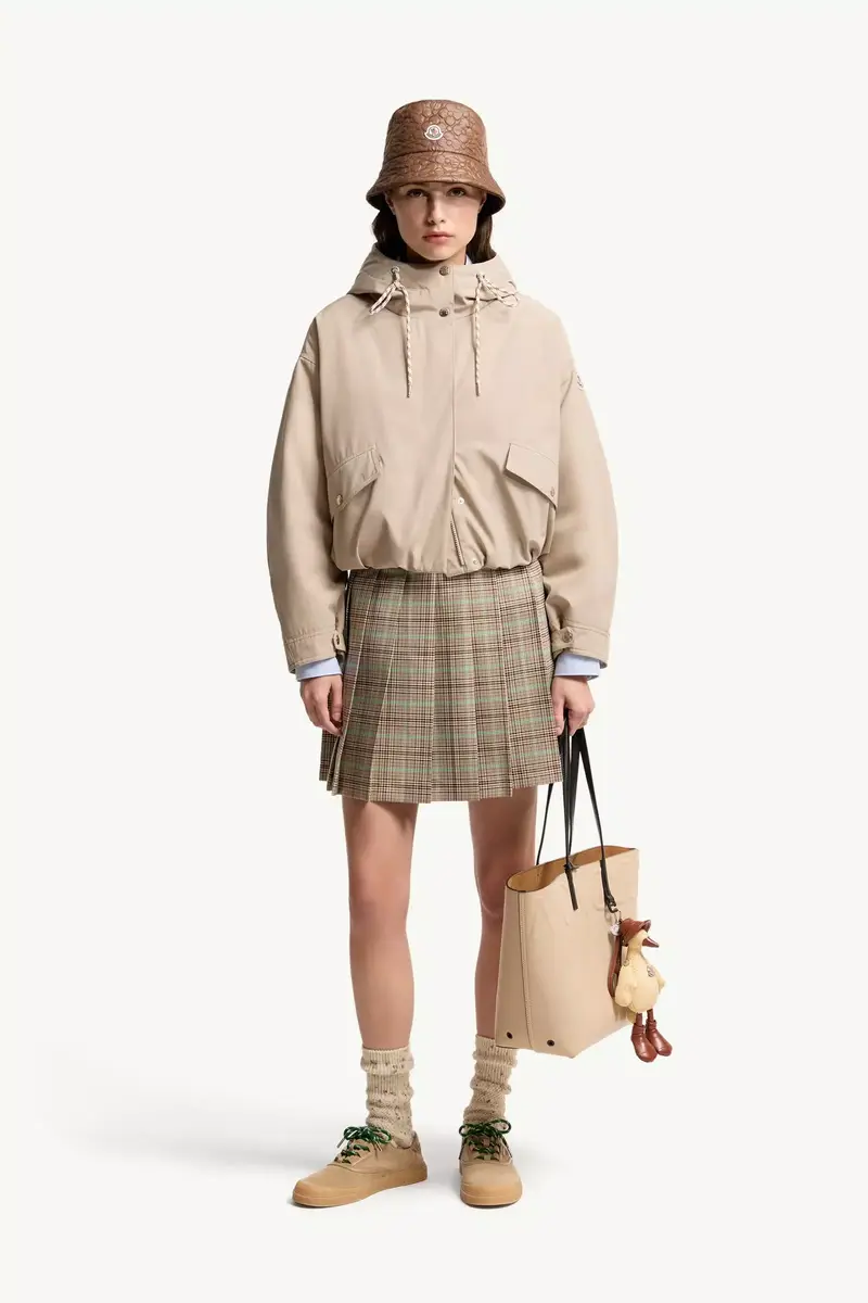 Moncler Eucalyptus Hooded Short Down Jacket | Thumbnail 3 Moncler Eucalyptus Hooded Short Down Jacket | Thumbnail 3