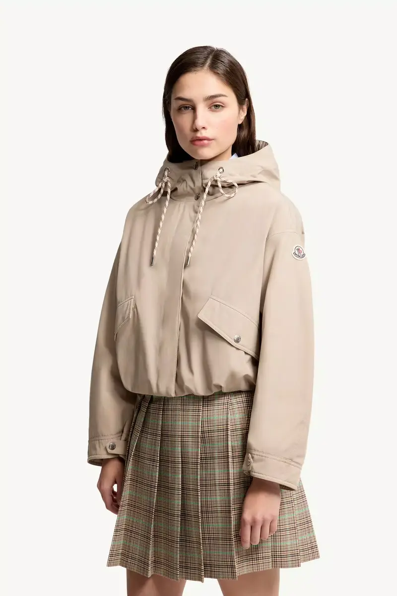 Moncler Eucalyptus Hooded Short Down Jacket | Thumbnail 5 Moncler Eucalyptus Hooded Short Down Jacket | Thumbnail 5