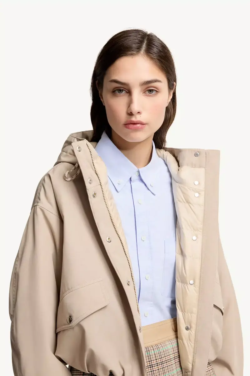 Moncler Eucalyptus Hooded Short Down Jacket | Thumbnail 7 Moncler Eucalyptus Hooded Short Down Jacket | Thumbnail 7