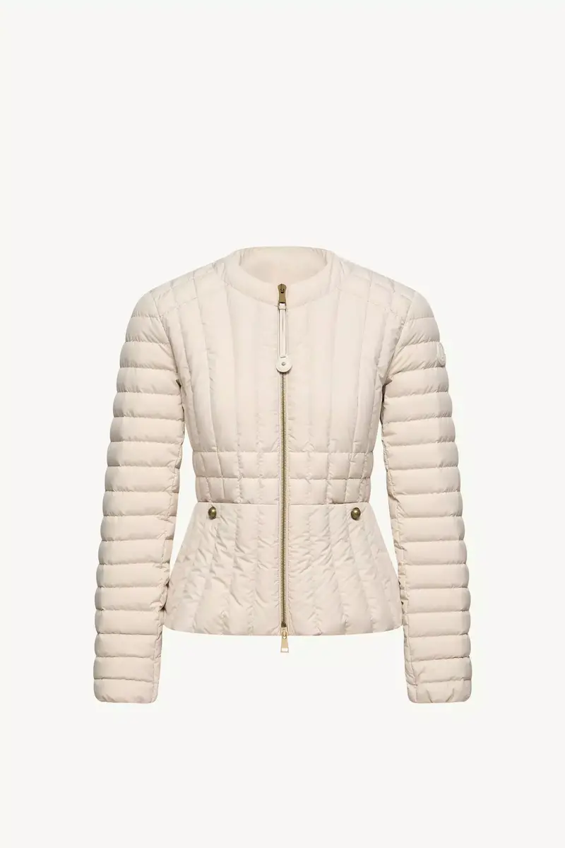 Moncler Menthe Vertical-quilted Short Down Jacket | Thumbnail 2 Moncler Menthe Vertical-quilted Short Down Jacket | Thumbnail 2