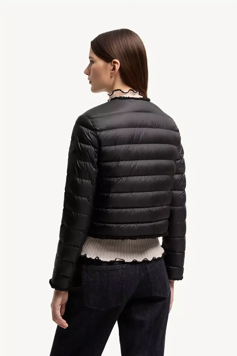 Moncler Fleurs Bouclé-trimmed Short Down Jacket | Thumbnail 6 Moncler Fleurs Bouclé-trimmed Short Down Jacket | Thumbnail 6