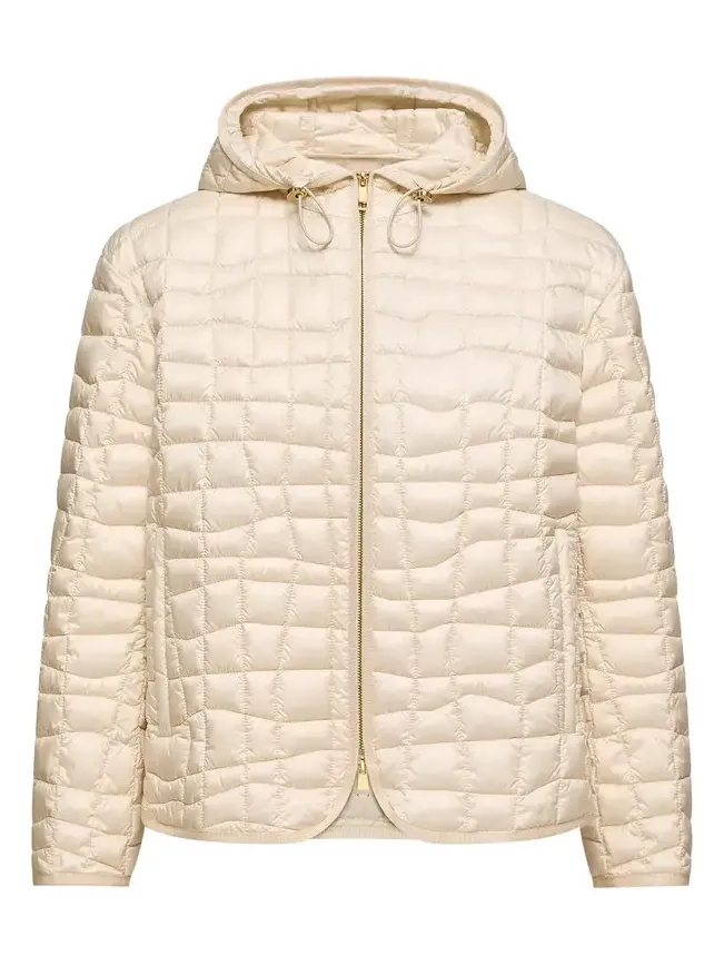 Eglantier Hooded Geometric-quilted Short Down Jacket Eglantier Hooded Geometric-quilted Short Down Jacket