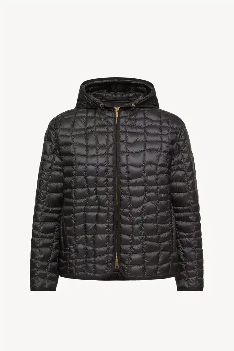 Moncler Eglantier Hooded Geometric-quilted Short Down Jacket | Thumbnail 2 Moncler Eglantier Hooded Geometric-quilted Short Down Jacket | Thumbnail 2