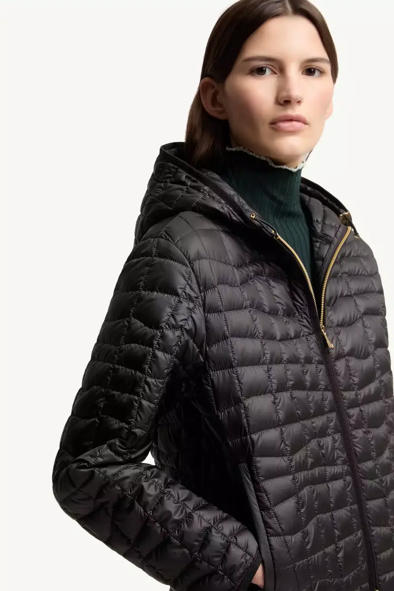 Moncler Eglantier Hooded Geometric-quilted Short Down Jacket | Thumbnail 7 Moncler Eglantier Hooded Geometric-quilted Short Down Jacket | Thumbnail 7