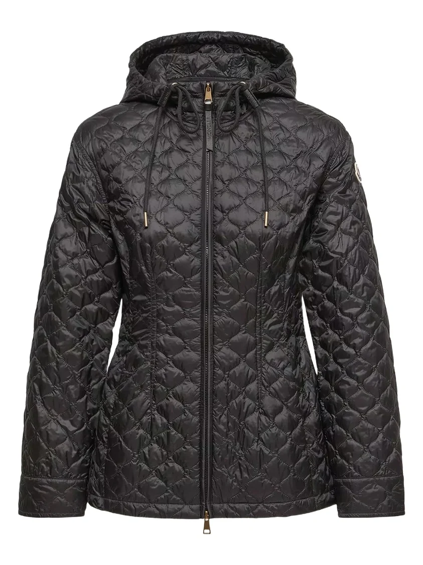 Arum Hooded Mid-length Down Jacket