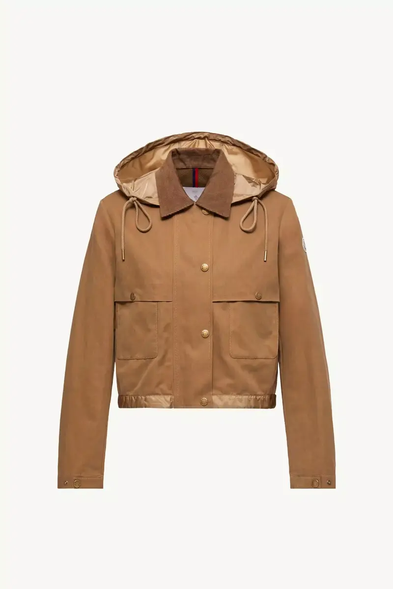 Moncler Aconitum Hooded Cotton & Linen Blend Shirt Jacket | Thumbnail 2