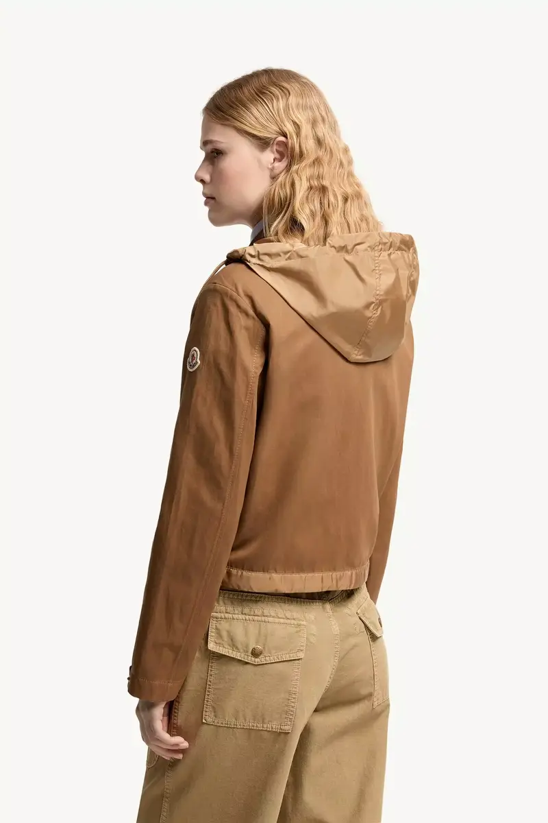 Moncler Aconitum Hooded Cotton & Linen Blend Shirt Jacket | Thumbnail 6