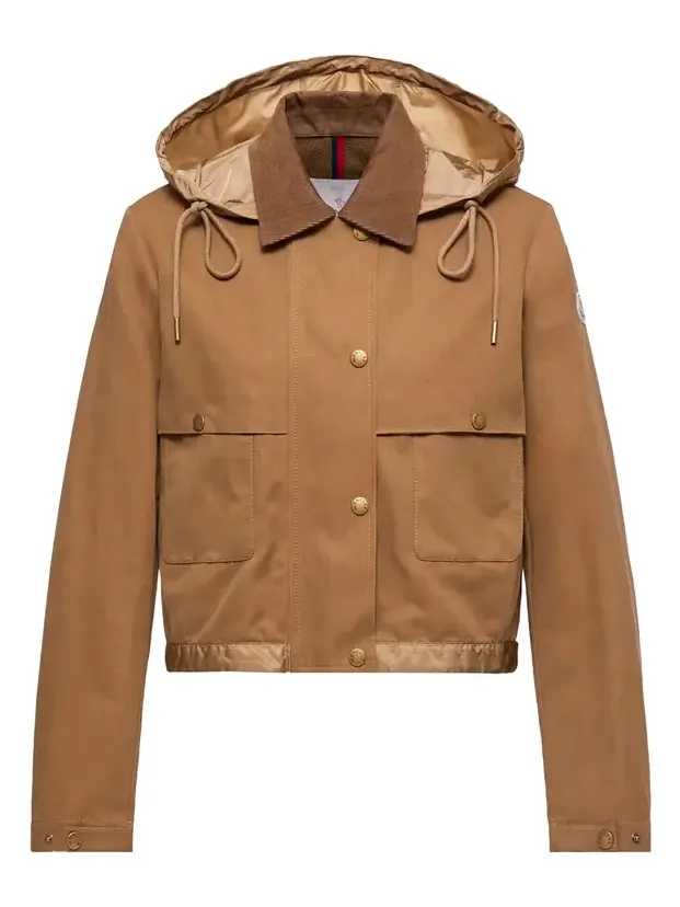 Aconitum Hooded Cotton & Linen Blend Shirt Jacket Aconitum Hooded Cotton & Linen Blend Shirt Jacket