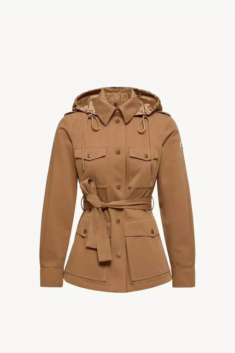 Moncler Centaurea Hooded Gabardine Field Jacket | Thumbnail 2
