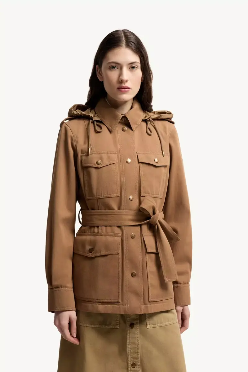 Moncler Centaurea Hooded Gabardine Field Jacket | Thumbnail 5