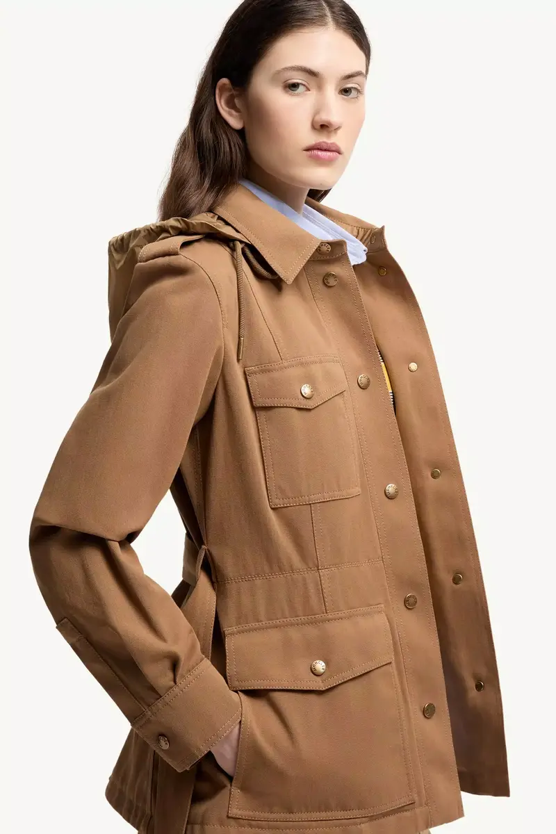 Moncler Centaurea Hooded Gabardine Field Jacket | Thumbnail 7