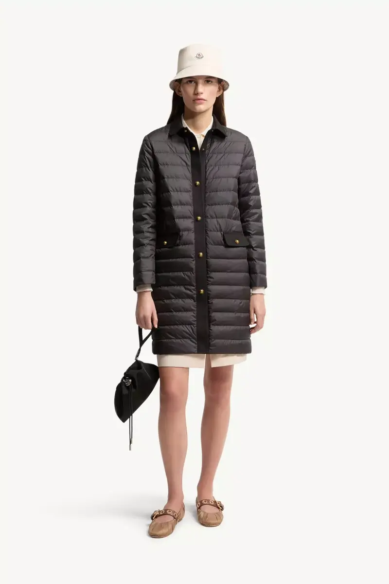 Moncler Jujulong Cotton & Linen-trimmed Down Jacket | Thumbnail 3 Moncler Jujulong Cotton & Linen-trimmed Down Jacket | Thumbnail 3