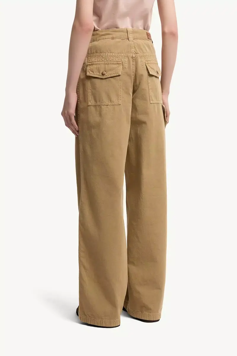 Moncler Cotton Wide Leg Pants | Thumbnail 6 Moncler Cotton Wide Leg Pants | Thumbnail 6