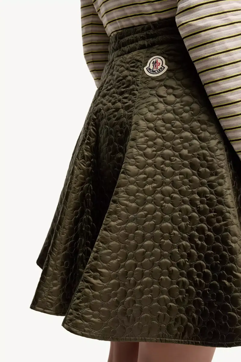 Moncler Floral-quilted Padded Mini Skirt | Thumbnail 7