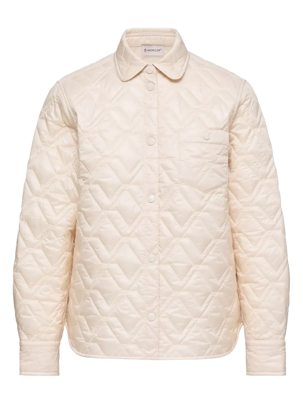Diamond-quilted Padded Shirt Jacket Diamond-quilted Padded Shirt Jacket
