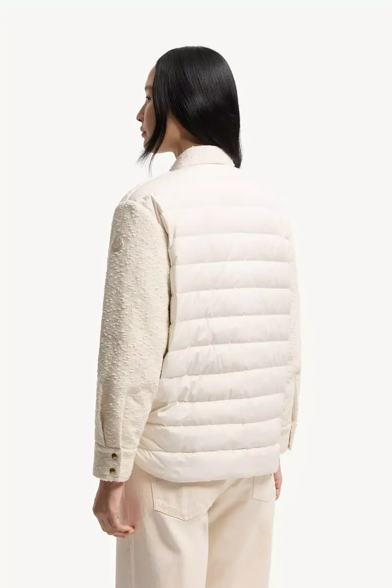 Moncler Cotton Blend Bouclé Down Shirt Jacket | Thumbnail 6 Moncler Cotton Blend Bouclé Down Shirt Jacket | Thumbnail 6