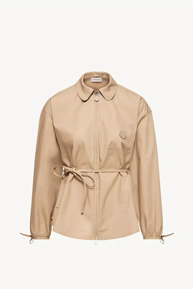 Moncler Cotton Poplin Zip-up Shirt Jacket | Thumbnail 2 Moncler Cotton Poplin Zip-up Shirt Jacket | Thumbnail 2