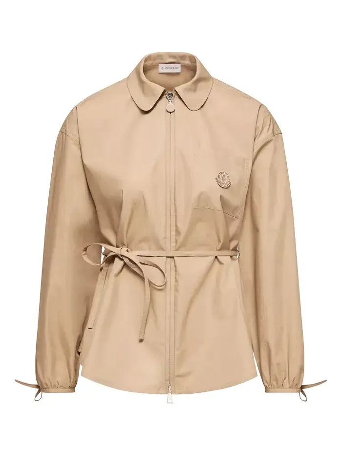Cotton Poplin Zip-up Shirt Jacket Cotton Poplin Zip-up Shirt Jacket
