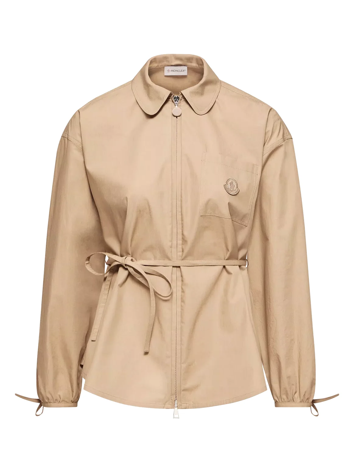 Cotton Poplin Zip-up Shirt Jacket Cotton Poplin Zip-up Shirt Jacket