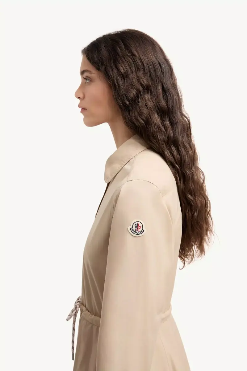 Moncler Poplin Midi Shirt Dress | Thumbnail 4