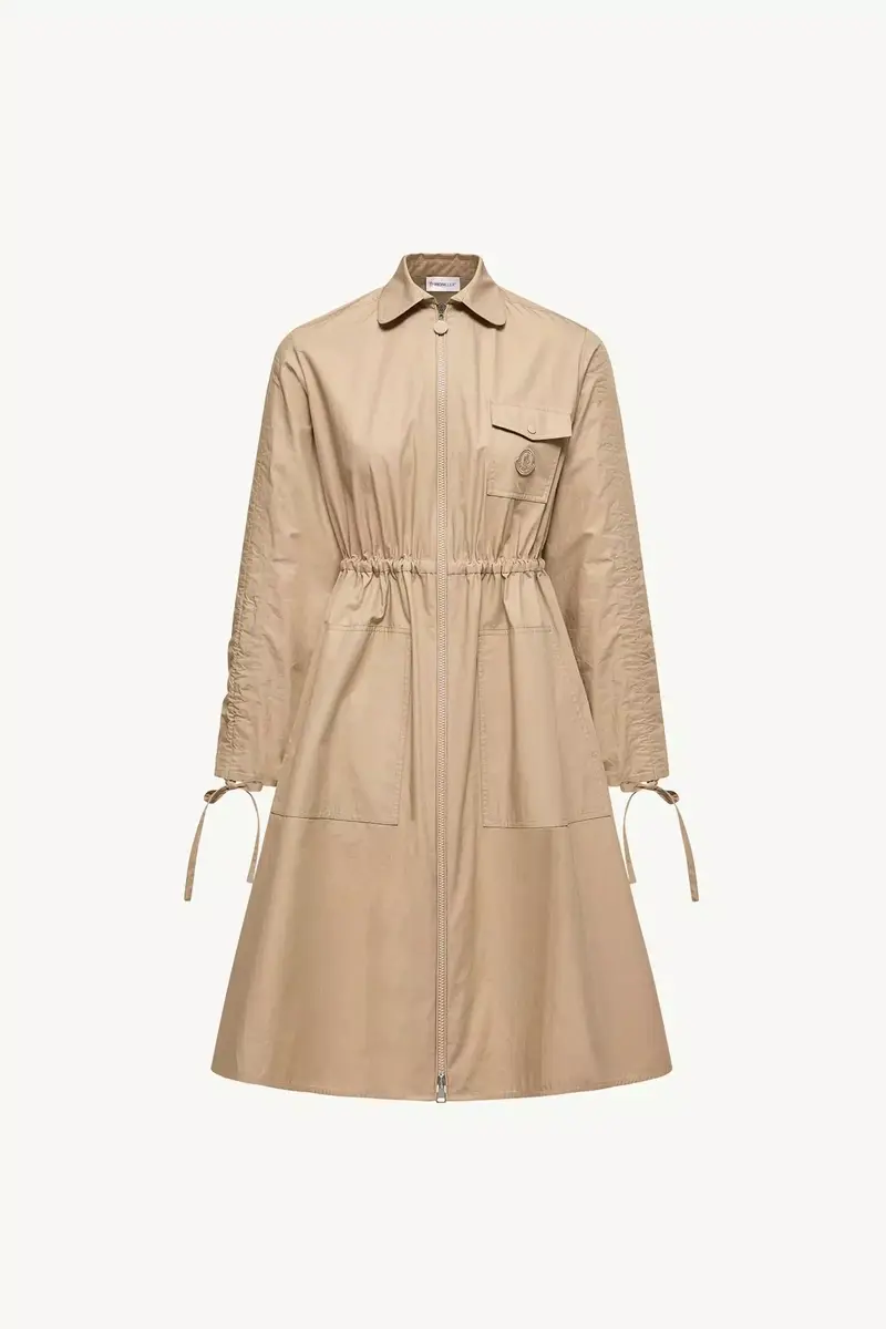 Moncler Cotton Poplin Shirt Dress | Thumbnail 2 Moncler Cotton Poplin Shirt Dress | Thumbnail 2