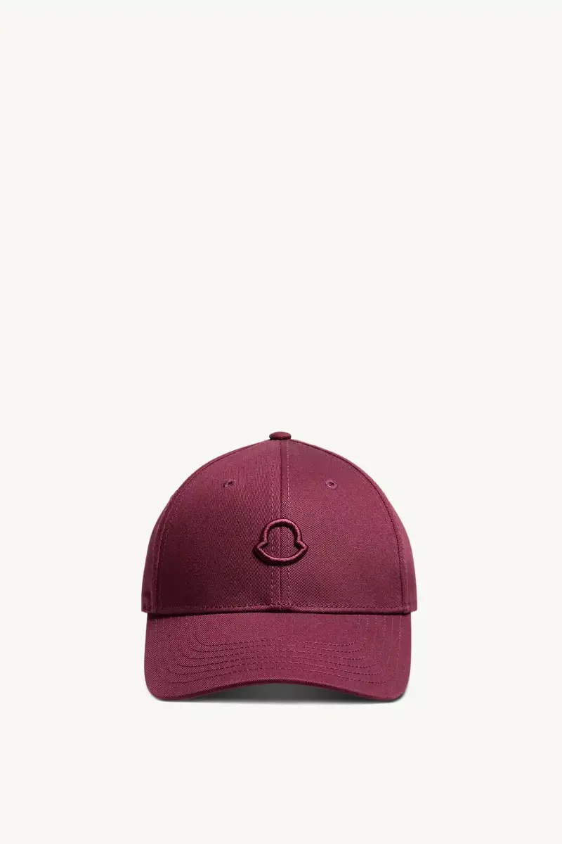 Moncler Logo Cotton Gabardine Baseball Cap | Thumbnail 2