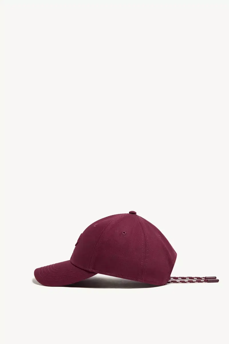 Moncler Logo Cotton Gabardine Baseball Cap | Thumbnail 4