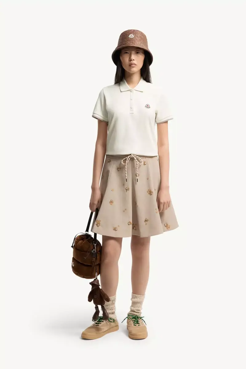 Moncler Logo Cotton Piquet Polo Shirt | Thumbnail 2 Moncler Logo Cotton Piquet Polo Shirt | Thumbnail 2