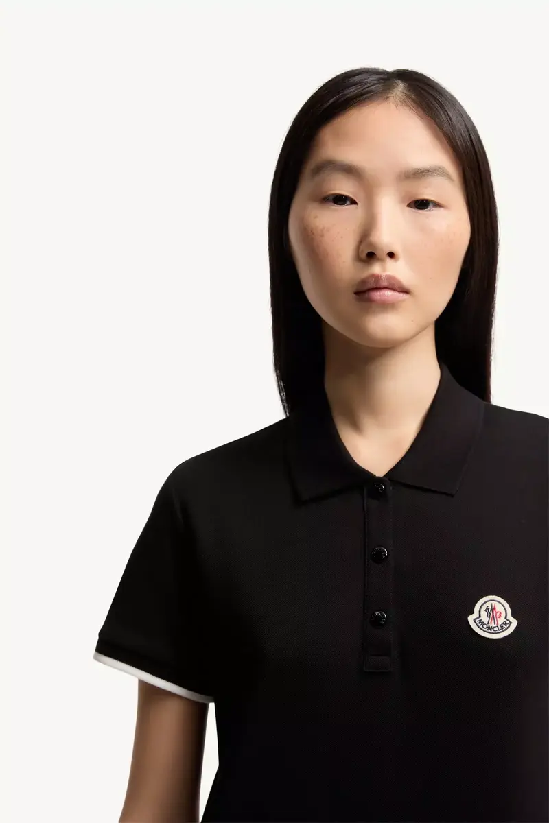 Moncler Logo Cotton Piquet Polo Shirt | Thumbnail 7 Moncler Logo Cotton Piquet Polo Shirt | Thumbnail 7
