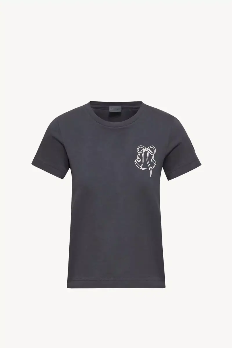 Moncler Embroidered Logo Cotton T-shirt | Thumbnail 2 Moncler Embroidered Logo Cotton T-shirt | Thumbnail 2