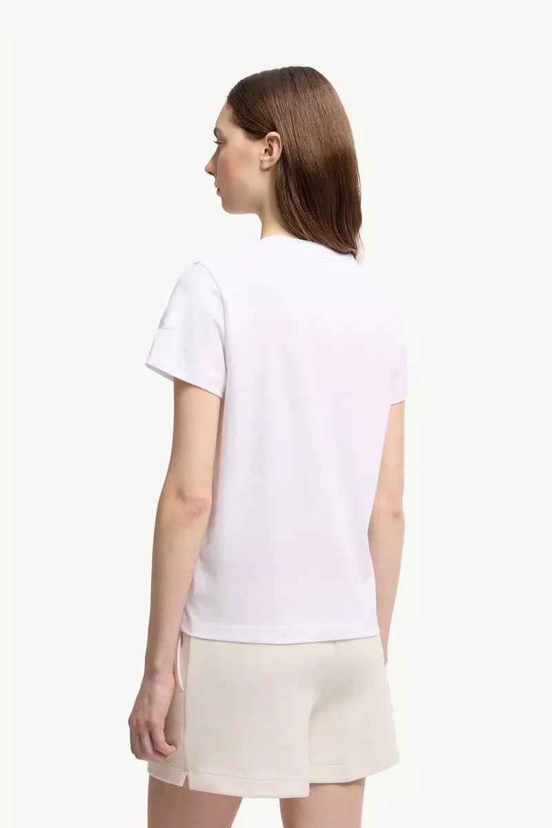 Moncler Ribbon Logo Cotton T-shirt | Thumbnail 5 Moncler Ribbon Logo Cotton T-shirt | Thumbnail 5