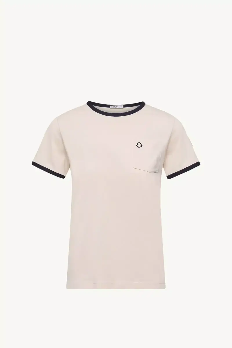 Moncler Embroidered Logo Cotton T-shirt | Thumbnail 2 Moncler Embroidered Logo Cotton T-shirt | Thumbnail 2
