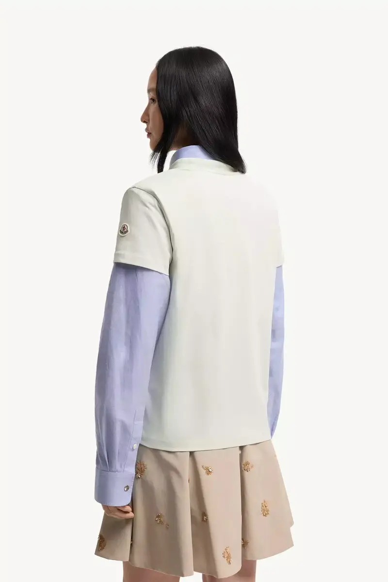 Moncler Embroidered Tonal Logo Cotton T-shirt | Thumbnail 5 Moncler Embroidered Tonal Logo Cotton T-shirt | Thumbnail 5