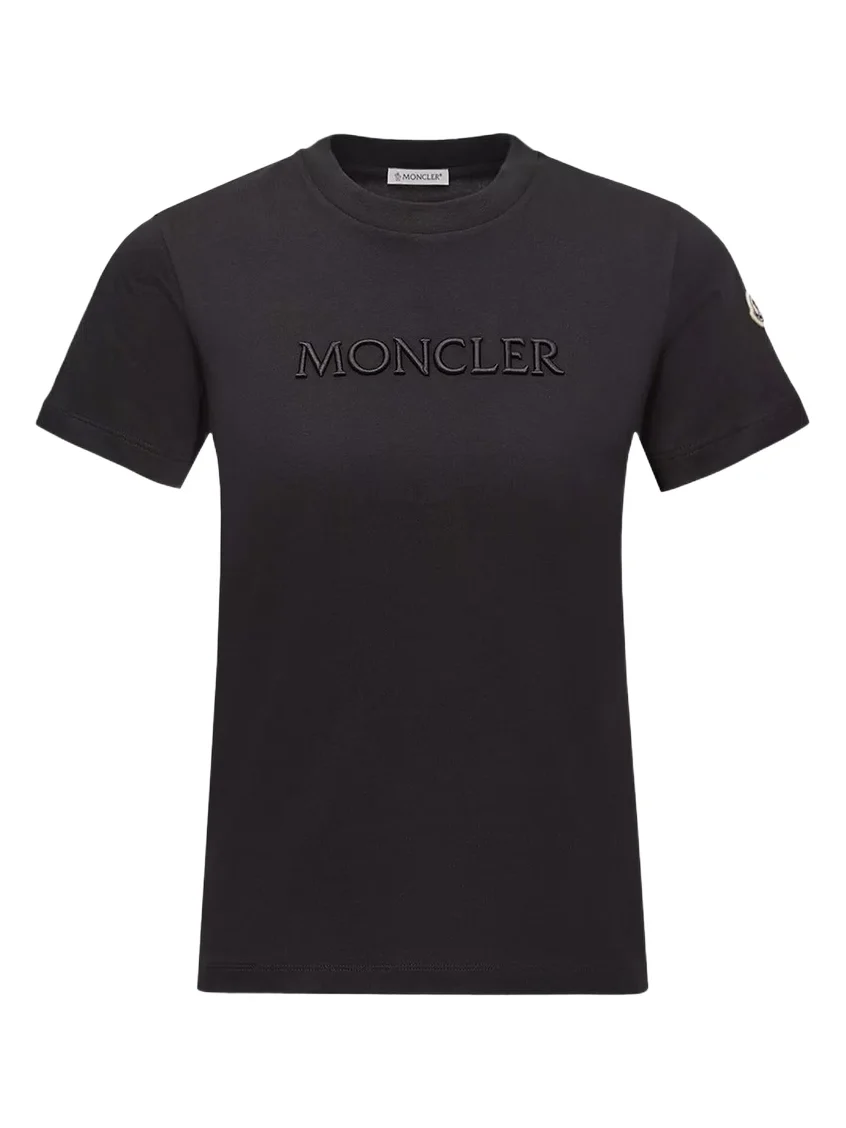 Embroidered Tonal Logo Cotton T-shirt Embroidered Tonal Logo Cotton T-shirt