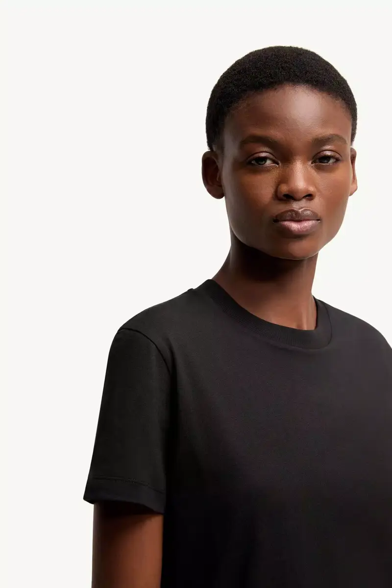 Moncler Embroidered Logo Cotton T-shirt | Thumbnail 6 Moncler Embroidered Logo Cotton T-shirt | Thumbnail 6