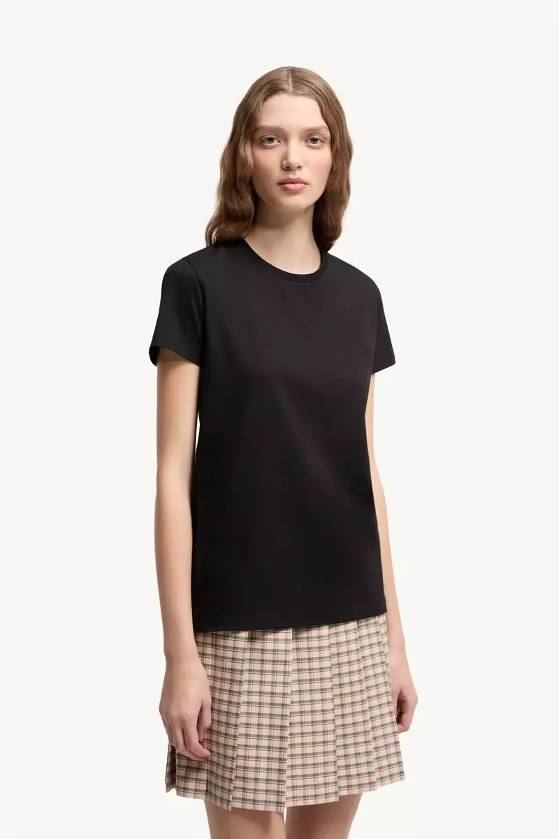 Moncler Logo Patch Cotton Jersey T-shirt | Thumbnail 4 Moncler Logo Patch Cotton Jersey T-shirt | Thumbnail 4