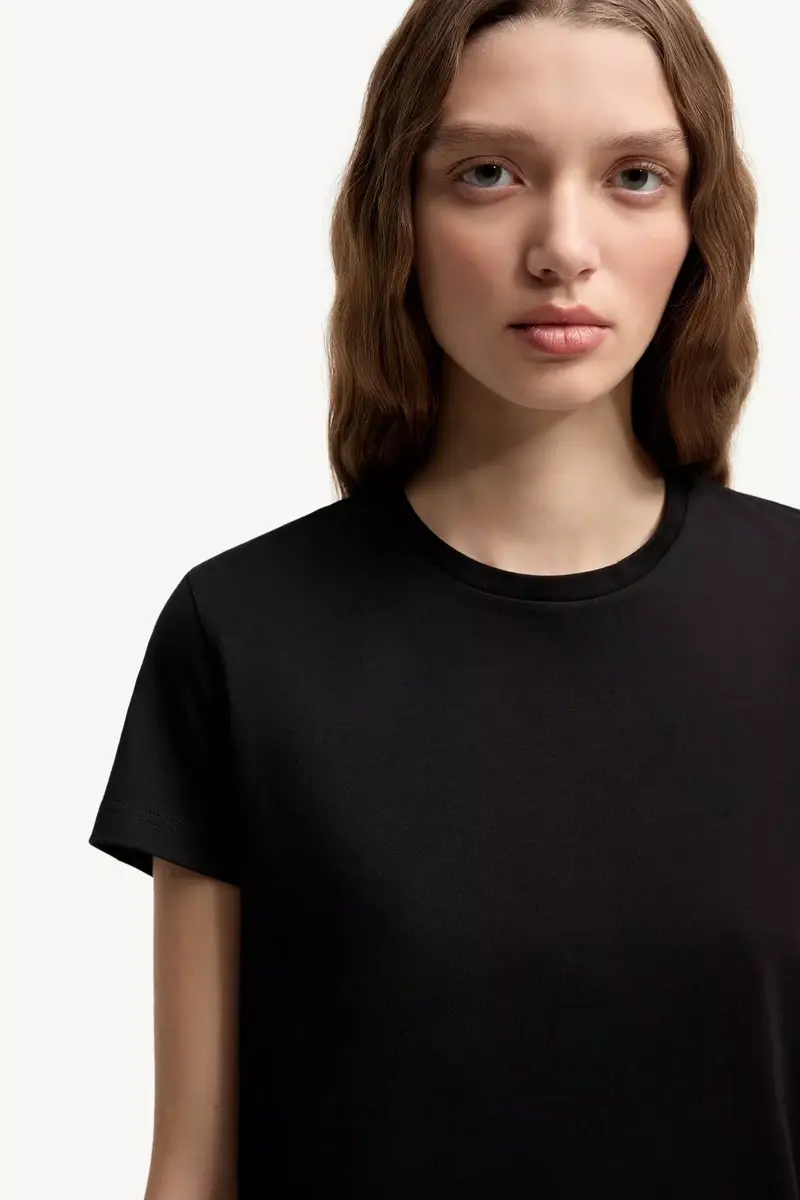 Moncler Logo Patch Cotton Jersey T-shirt | Thumbnail 6 Moncler Logo Patch Cotton Jersey T-shirt | Thumbnail 6