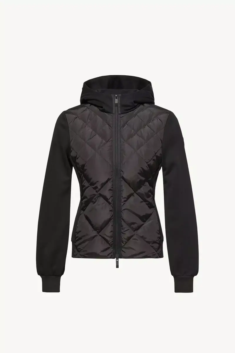 Moncler Cotton Fleece Padded Zip-up Hoodie | Thumbnail 2 Moncler Cotton Fleece Padded Zip-up Hoodie | Thumbnail 2