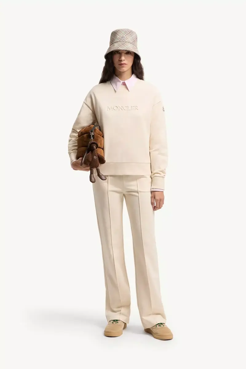 Moncler Embroidered Logo Cotton Sweatshirt | Thumbnail 2 Moncler Embroidered Logo Cotton Sweatshirt | Thumbnail 2