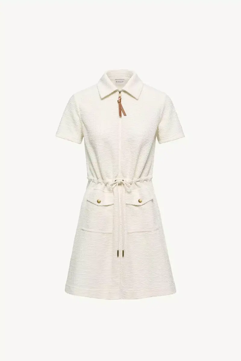 Moncler Bouclé Mini Dress | Thumbnail 2 Moncler Bouclé Mini Dress | Thumbnail 2
