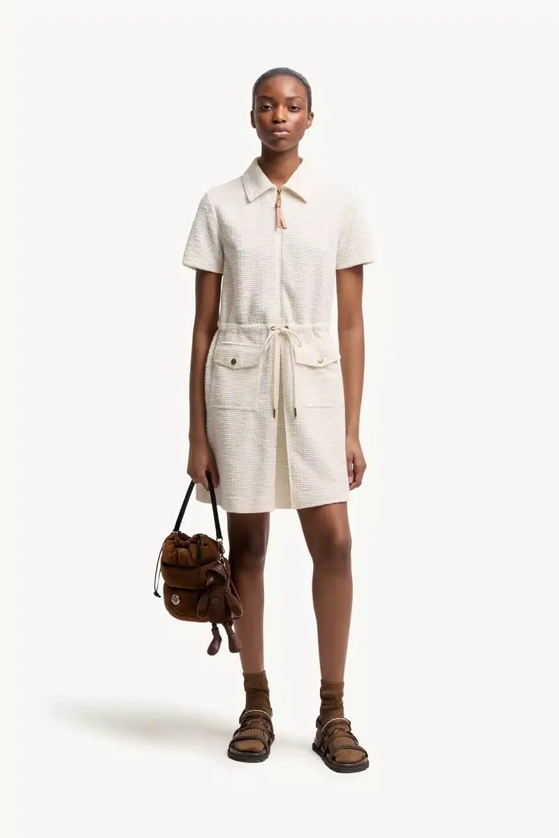 Moncler Bouclé Mini Dress | Thumbnail 3 Moncler Bouclé Mini Dress | Thumbnail 3