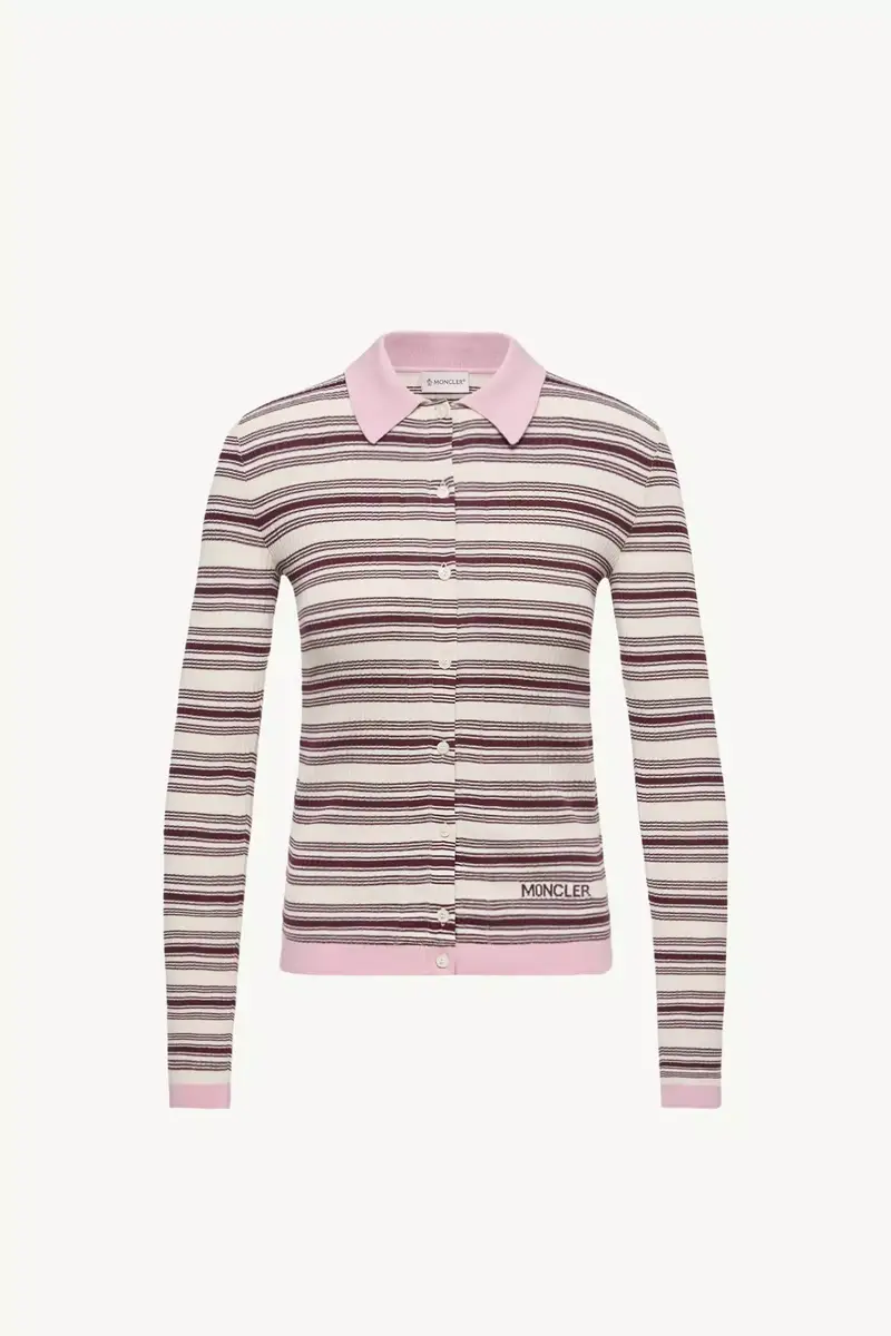 Moncler Cotton Crêpe Polo Shirt | Thumbnail 2 Moncler Cotton Crêpe Polo Shirt | Thumbnail 2