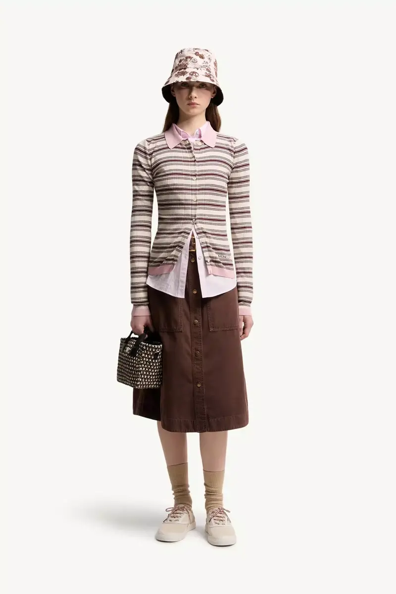 Moncler Cotton Crêpe Polo Shirt | Thumbnail 3 Moncler Cotton Crêpe Polo Shirt | Thumbnail 3