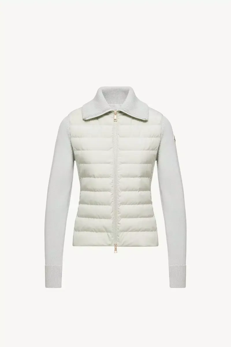Moncler Padded Wool Zip-up Cardigan | Thumbnail 2